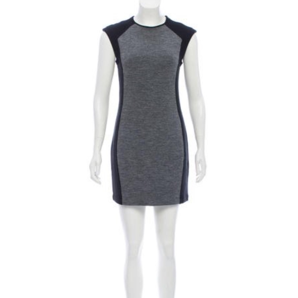 Derek Lam 10 Crosby Black and Gray Dress - size 4